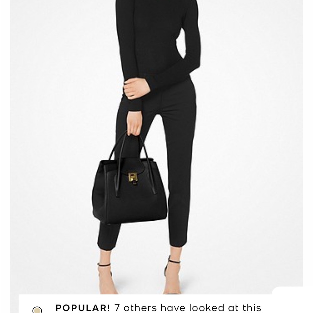 Gorgeous Italian leather tote.  Looks very luxurious and sophisticated!